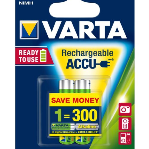 Varta ΕΠΑΝΑΦΟΡΤΙΖΟΜΕΝΗ 1000mAh συσκ.2 AAA