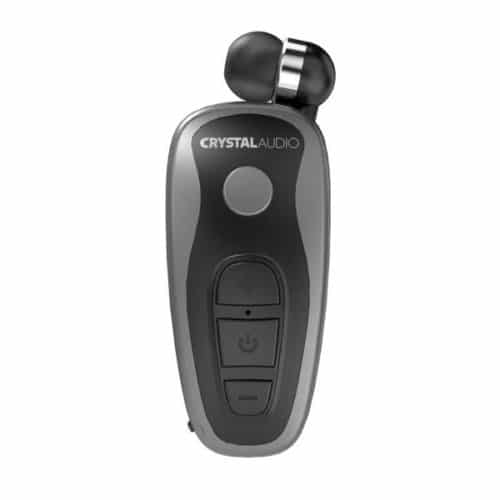 CRYSTAL AUDIO Handsfree Retractable Earphones R1 Bluetooth (Silver)