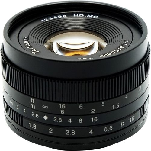 7Artisans 50mm f/1.8 Photoelectric Lens For MFT (Black)