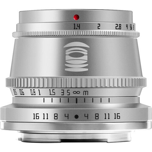 TTArtisan 35mm f/1.4 Lens For Fujifilm X (Silver)