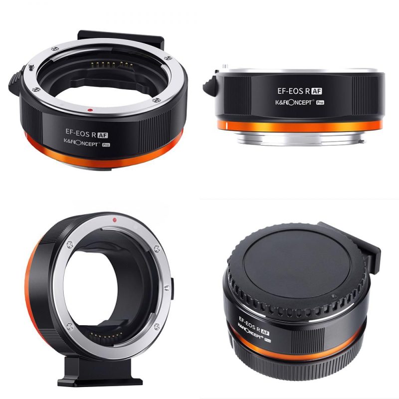K&F Concept EF-EOS R Canon EF/EF-S Lens to EOS R Camera Mount Adapter, Autofocus,Upgraded (KF06.467) - Image 2