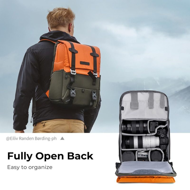 K&F Concept KF13.087AV1 Beta Photography Backpack (Orange) - Image 2