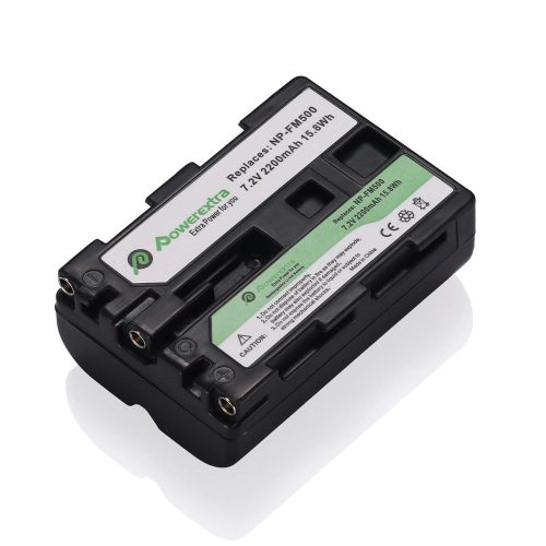 Powerextra SN-FM500 Replacement Battery For Sony NP-FM500 2200mAh Li-ion