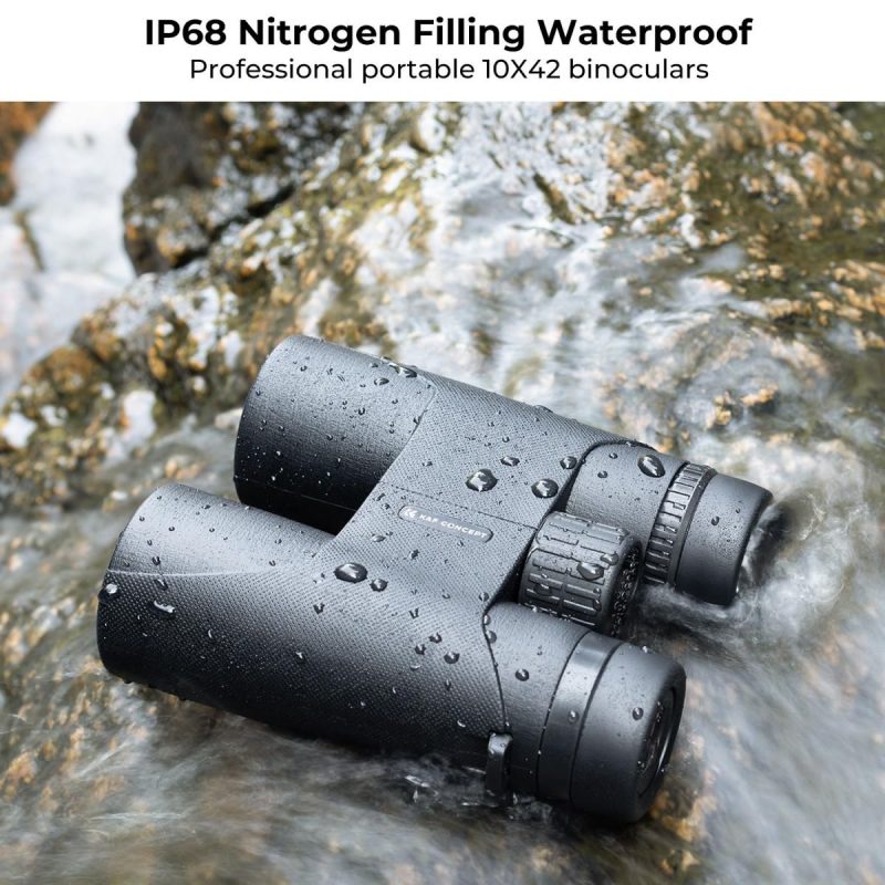 K&F Concept KF33.082 10X42 Waterproof IP68 Binoculars with BAK4 prism - Image 2