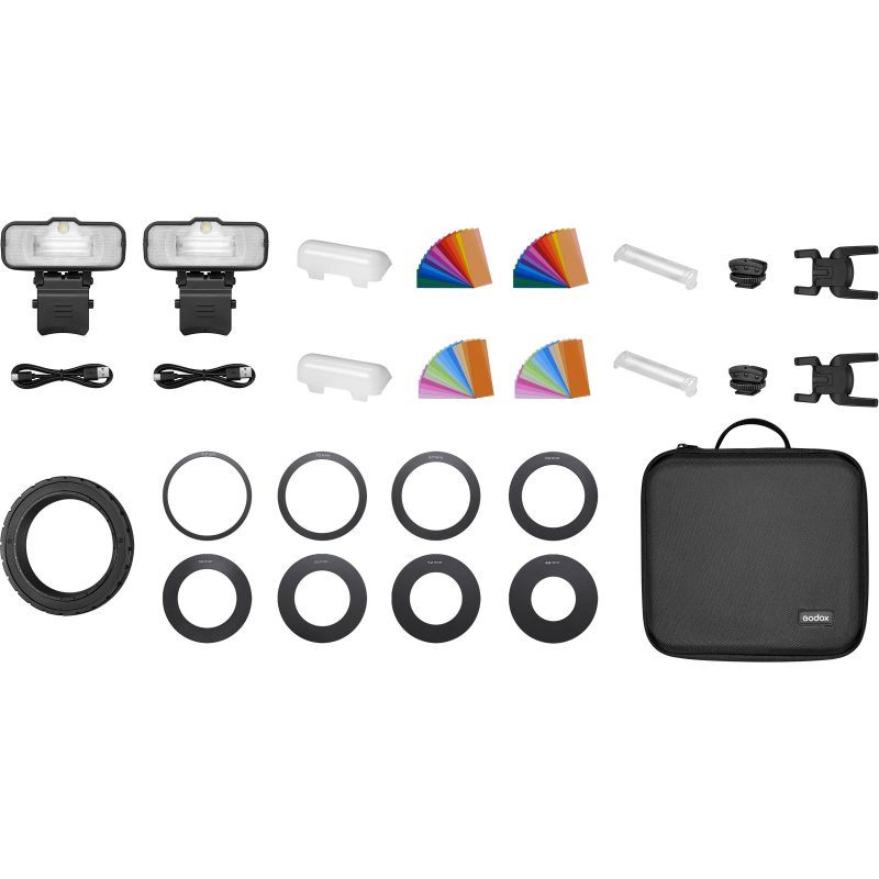 Godox MF12-DK2 - Οδοντιατρικό Macro Flash 2-Light Kit με Dental Bracket για Sony Μηχανές - Image 5