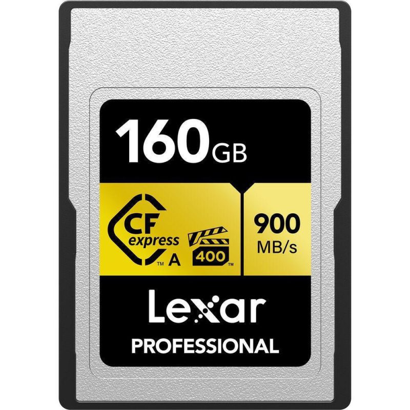 Lexar® 160GB Professional CFexpress™ Type-A card Gold, up to 900MB/s read 800MB/s write