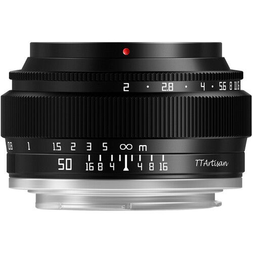 TTArtisan 50mm f/2 Lens for M43 (Black)