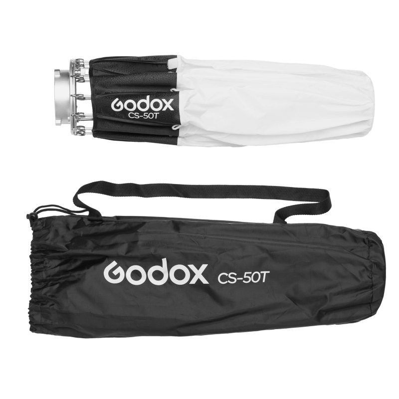 Godox CS-50T - Compact Πτυσσόμενο Lantern Softbox 50cm με Bowens Mount - Image 4
