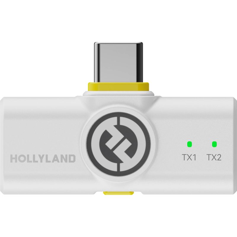 Hollyland LARK M2 USB-C Λευκό – Ψηφιακό 2.4Ghz Σύστημα Ασύρματης Μετάδοσης Ήχου - Image 5