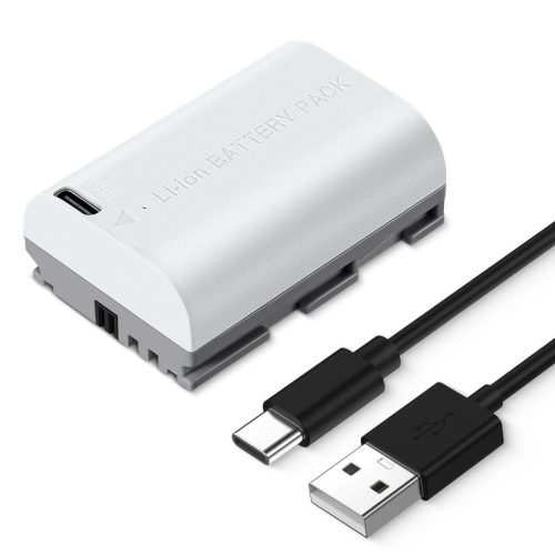 K&F Concept LP-E6NH 2600mAh Battery With Type-C Fast Charging, Compatible with Canon (KF28.0033)
