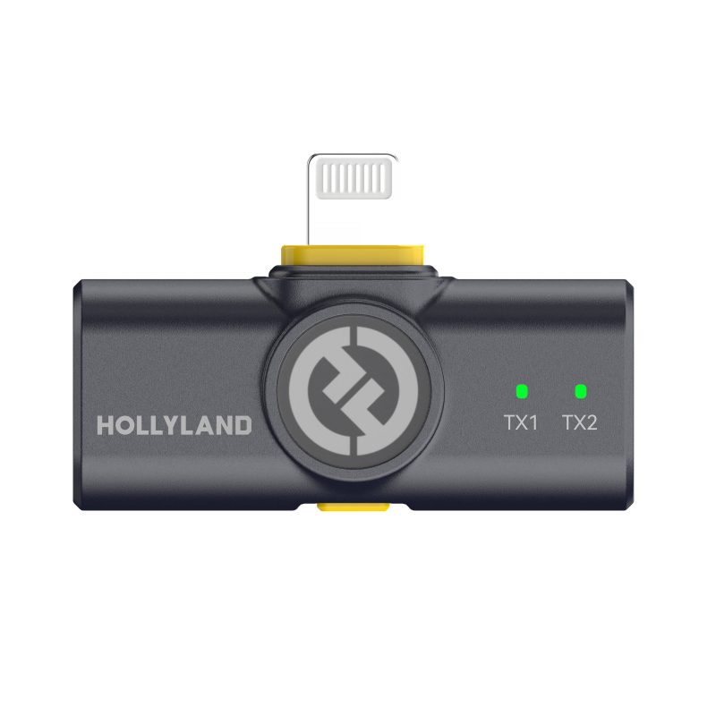 Hollyland LARK M2 Lightning Connector Μαύρο – Ψηφιακό 2.4Ghz Σύστημα Ασύρματης Μετάδοσης Ήχου - Image 3