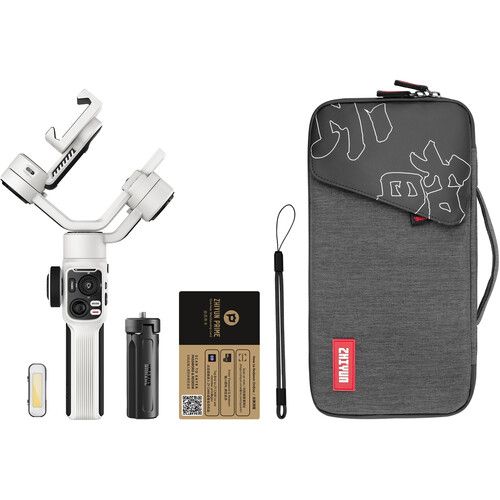 Zhiyun Smooth 5S Combo Pro 3-Axis Handheld Gimbal Stabilizer White