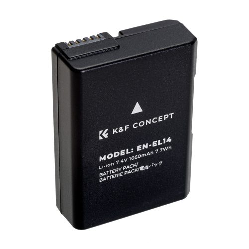 K&F Concept EN-EL14 1050mAh Battery, Compatible with Nikon (KF28.0020V1)