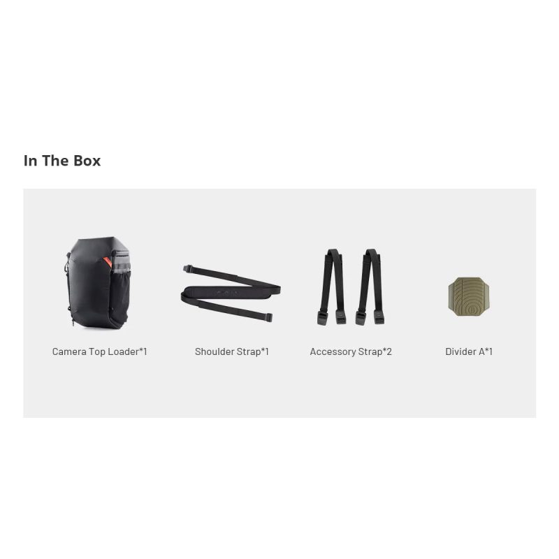 PGYTECH Camera Top Loader (Black) - Image 6
