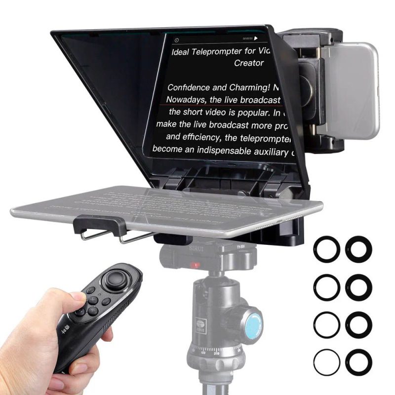 FeelWorld TP2A Teleprompter 8'' for Smartphones and Tablets - Image 2