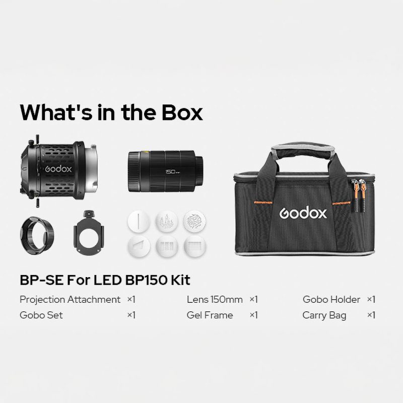 Godox BP-SE150 KIT – Projection Σύστημα με φακό 150mm για Godox LA-series - Image 3