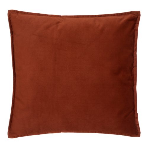 Μαξιλάρι διακοσμητικό Glober pakoworld ύφασμα σε terracotta απόχρωση 45x45εκ