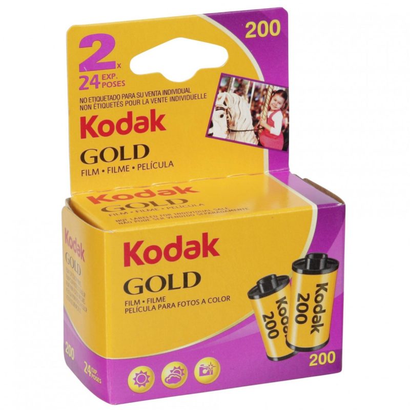 KODAK ΦΙΛΜ Gold 200 135/24 2Pack (2x24 Exposures) Bulk