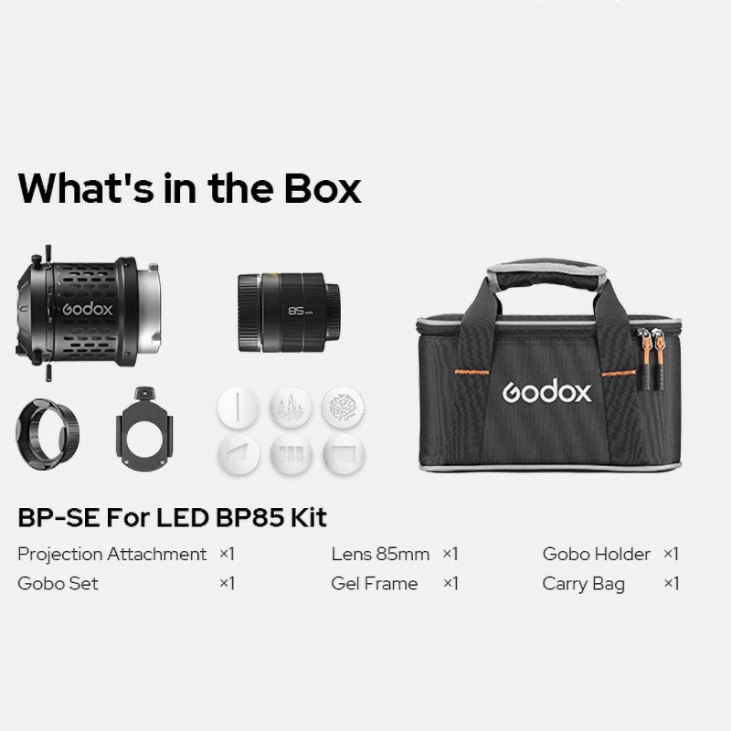 Godox BP-SE85 KIT – Projection Σύστημα με φακό 85mm για Godox LA-series - Image 3