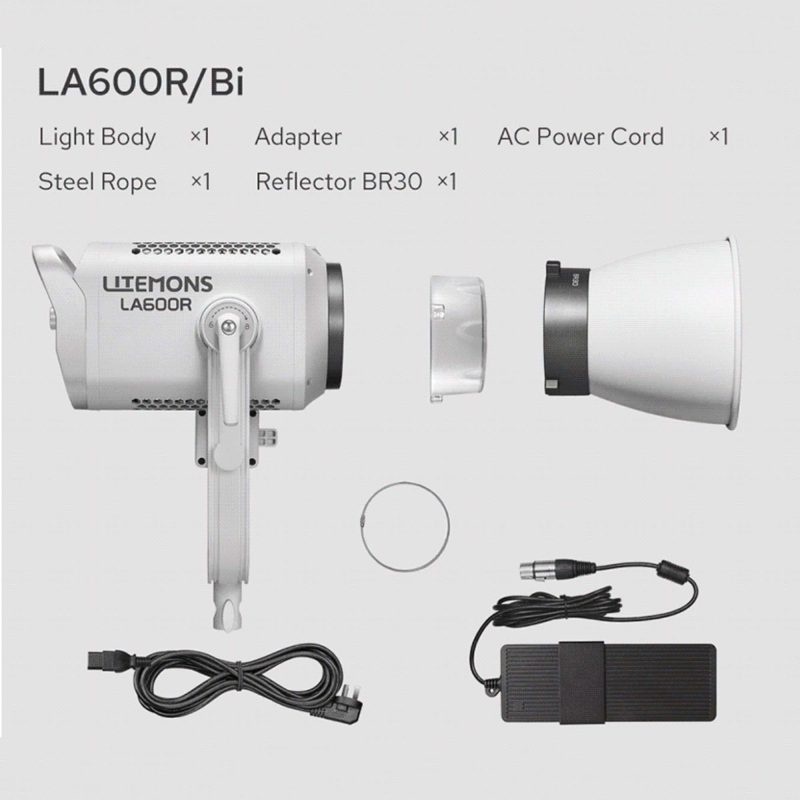 Godox Litemons LA600Bi – 600W COB LED Light Bi-Color (2800-6500K) Bowens Mount - Image 3