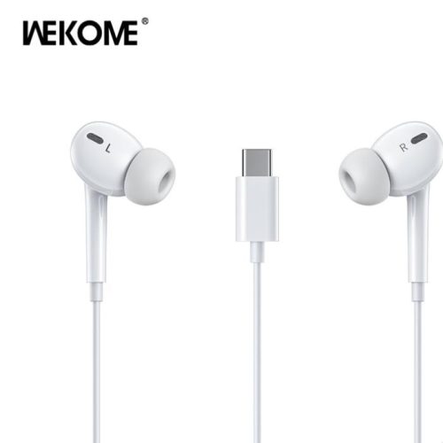 Ακουστικά WK YA17 USB-C Λευκό