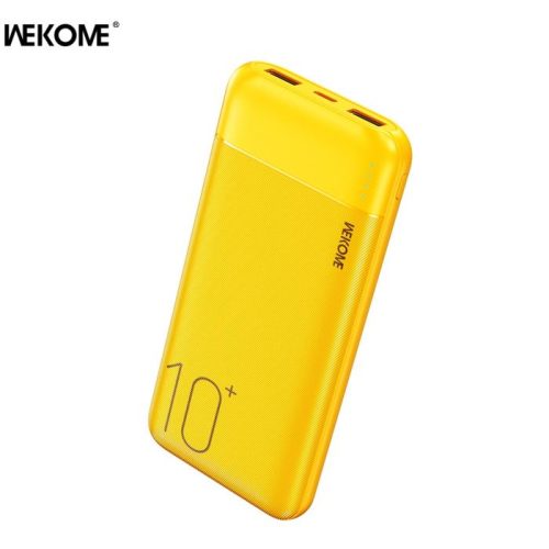 Power Bank 10000mAh 10W WK WP-01 2 Θέσεων Κίτρινο