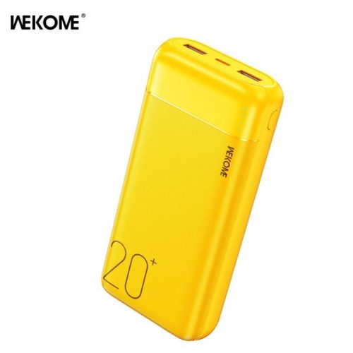 Power Bank 20000mAh 10W WK WP-02 2 Θέσεων Κίτρινο