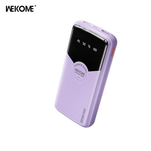 Power Bank 20000mAh PD 22,5W WK WP-43 2 Θέσεων Μωβ