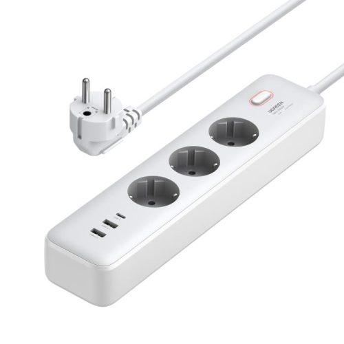 Πολύπριζο Ασφαλείας UGREEN CD286 25357 6 Θέσεων GaN PD 30W 2m