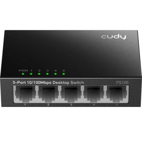 Switch 5 Θέσεων Cudy FS105 10/100 Mbps Μεταλλικό