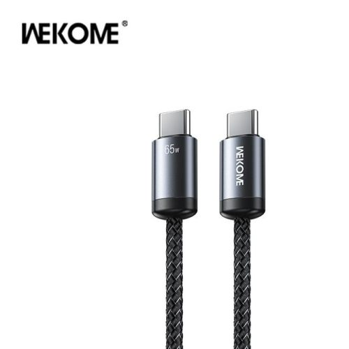 Καλώδιο Φόρτισης WK WDC-35 USB-C σε USB-C PD 65W 1m Μαύρο