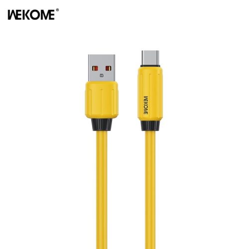 Καλώδιο Φόρτισης WK WDC-27a USB σε USB-C PD 66W 1m Κίτρινο