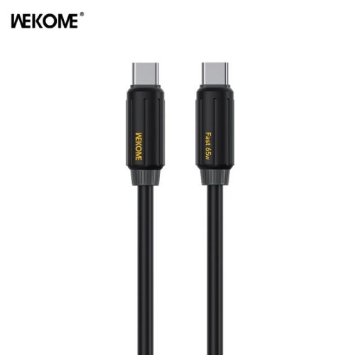 Καλώδιο Φόρτισης WK WDC-28 USB-C σε USB-C PD 65W 1m Μαύρο