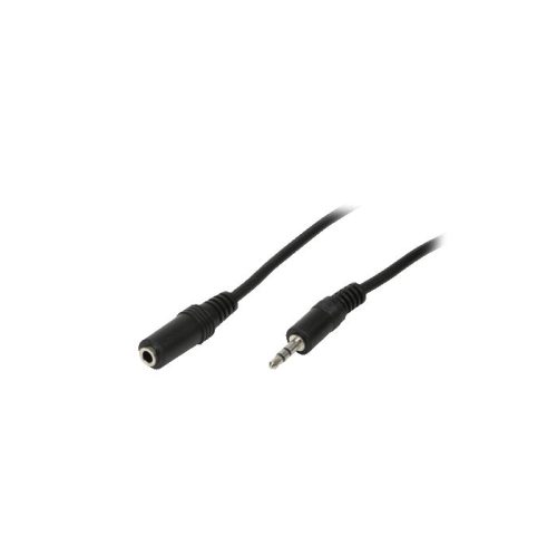 Καλώδιο Ήχου 3.5mm M/F LogiLink CA1056 10m Μαύρο