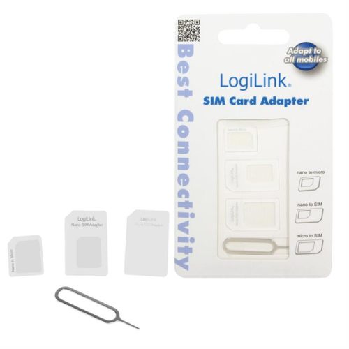 Αντάπτορας Κάρτας Sim 3 σε 1 LogiLink AA0047