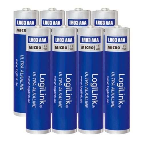 Μπαταρίες Αλκαλικές AAA LogiLink LR03F8 (8τμχ)