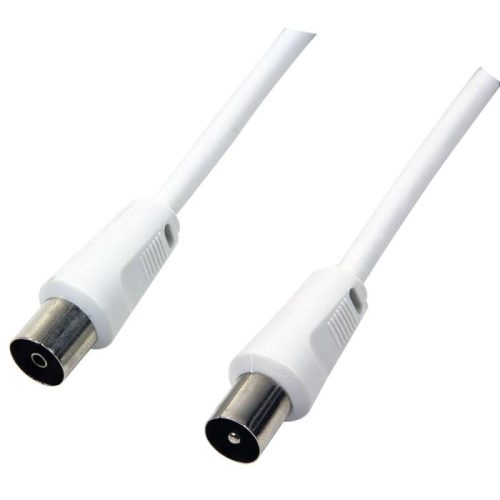 Καλώδιο Κεραίας TV M/F LogiLink CA1061 2.5m Λευκό
