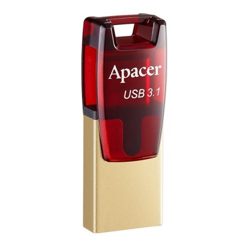USB Stick Apacer AH180 32GB USB 3.1 Gen 1/USB-C Κόκκινο
