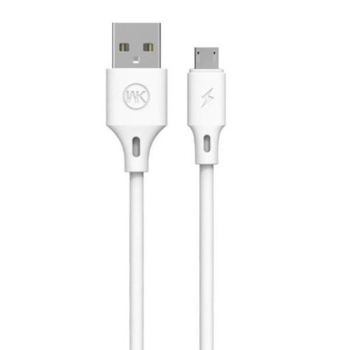 Καλώδιο Φόρτισης WK WDC-092 USB σε Micro USB 1m Λευκό