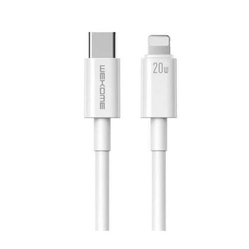 Καλώδιο Φόρτισης WK WDC-168 USB-C σε Lightning PD 20W 1m Λευκό