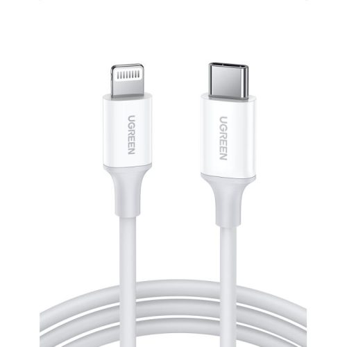 Καλώδιο Φόρτισης UGREEN US171 10493 USB-C σε Lightning PD 18W 1m Λευκό