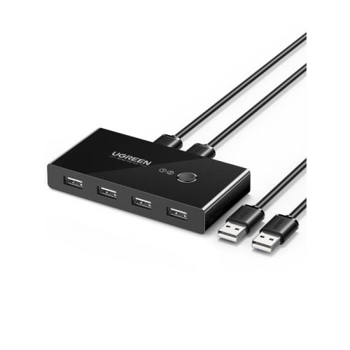 USB 2.0 Sharing Switch 4 Θέσεων UGREEN US216 30767 για 2 PC