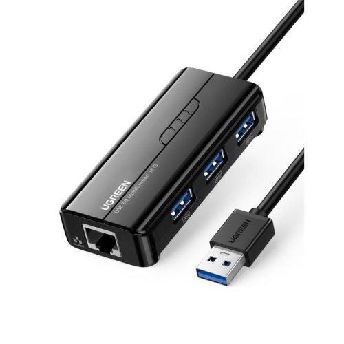 USB 3.0 Hub 3 θέσεων UGREEN 20265, με Θύρα Δικτύου Gigabit
