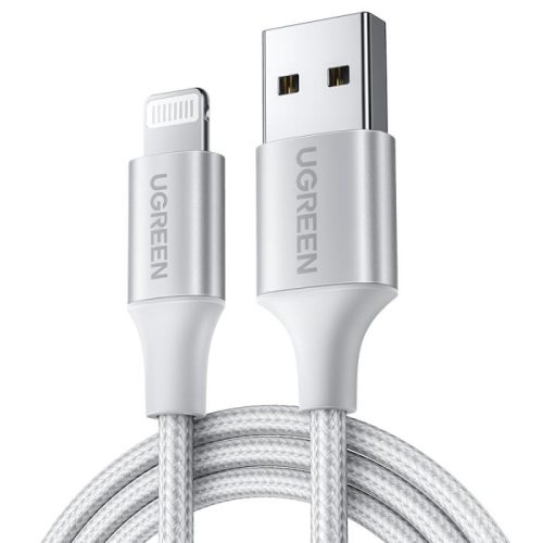 Καλώδιο Φόρτισης UGREEN US199 60161 USB to Lightning 1m Ασημί