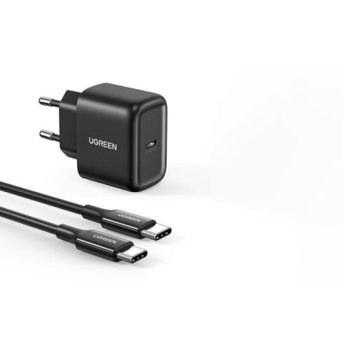Φορτιστής Σπιτιού PD 20W UGREEN CD250 50581 ,με καλώδιo USB-C Μαύρο