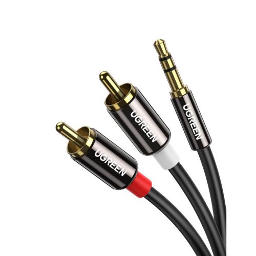 Καλώδιο Ήχου 3.5mm σε 2xRCA M/M UGREEN AV116 10749 1m Μαύρο