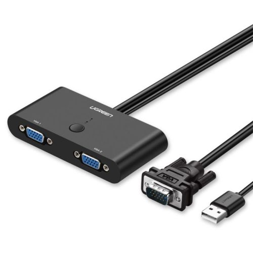 VGA Switch 2 θέσεων 1080P/60Hz UGREEN MM126 30711, με USB τροφοδοσία