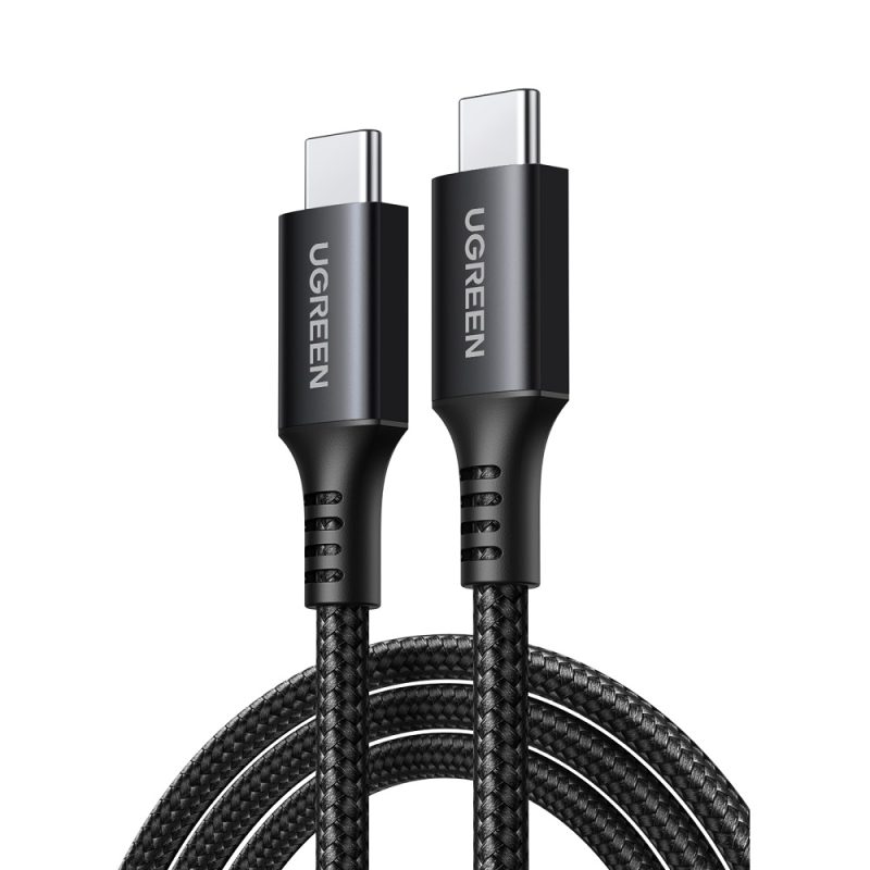Καλώδιο Φόρτισης UGREEN US567 15374 USB-C σε USB-C PD 60W 2m Μαύρο Γκρί - Image 2