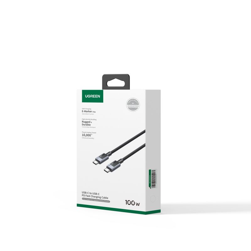 Καλώδιο Φόρτισης UGREEN 45065 USB-C σε USB-C PD 100W 3m Γκρί - Image 3