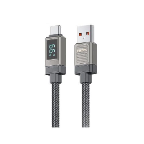 Καλώδιο Φόρτισης WK WDC-39 USB σε USB-C 66W 1.2m Μαύρο